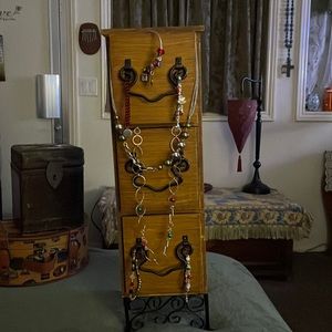 Bundle of Silver Color Christmasy Style Theme Jewelry